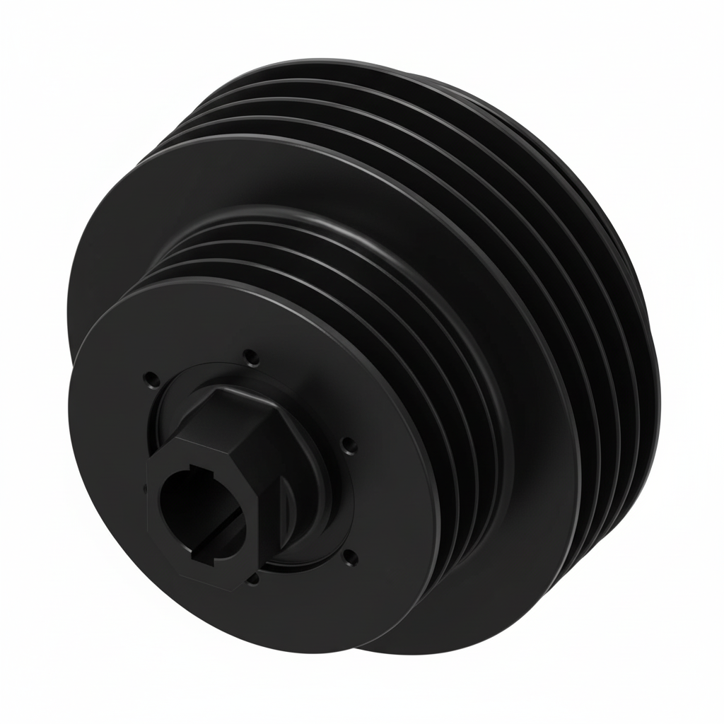 MOTOR KUYRUK MİLİ KASNAĞI ÇİFT KAMALI